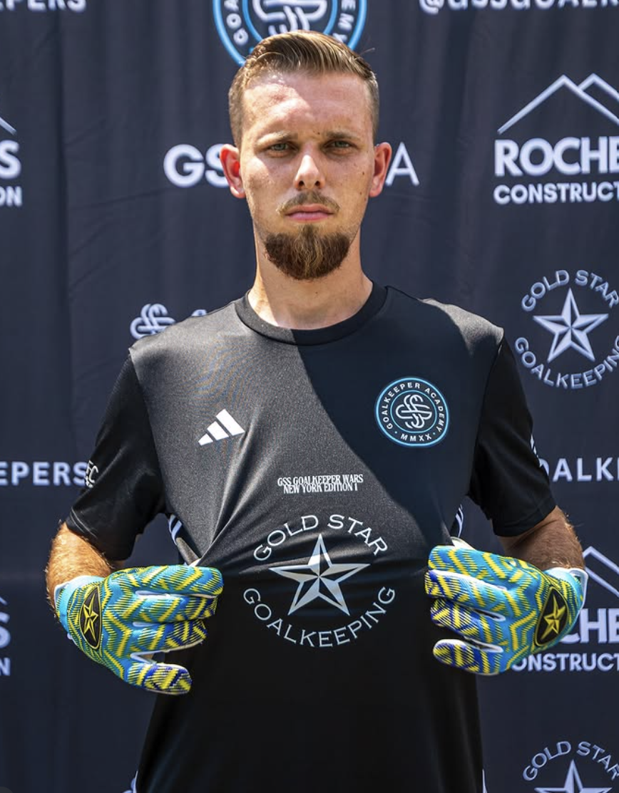 People in Goalkeeper gloves