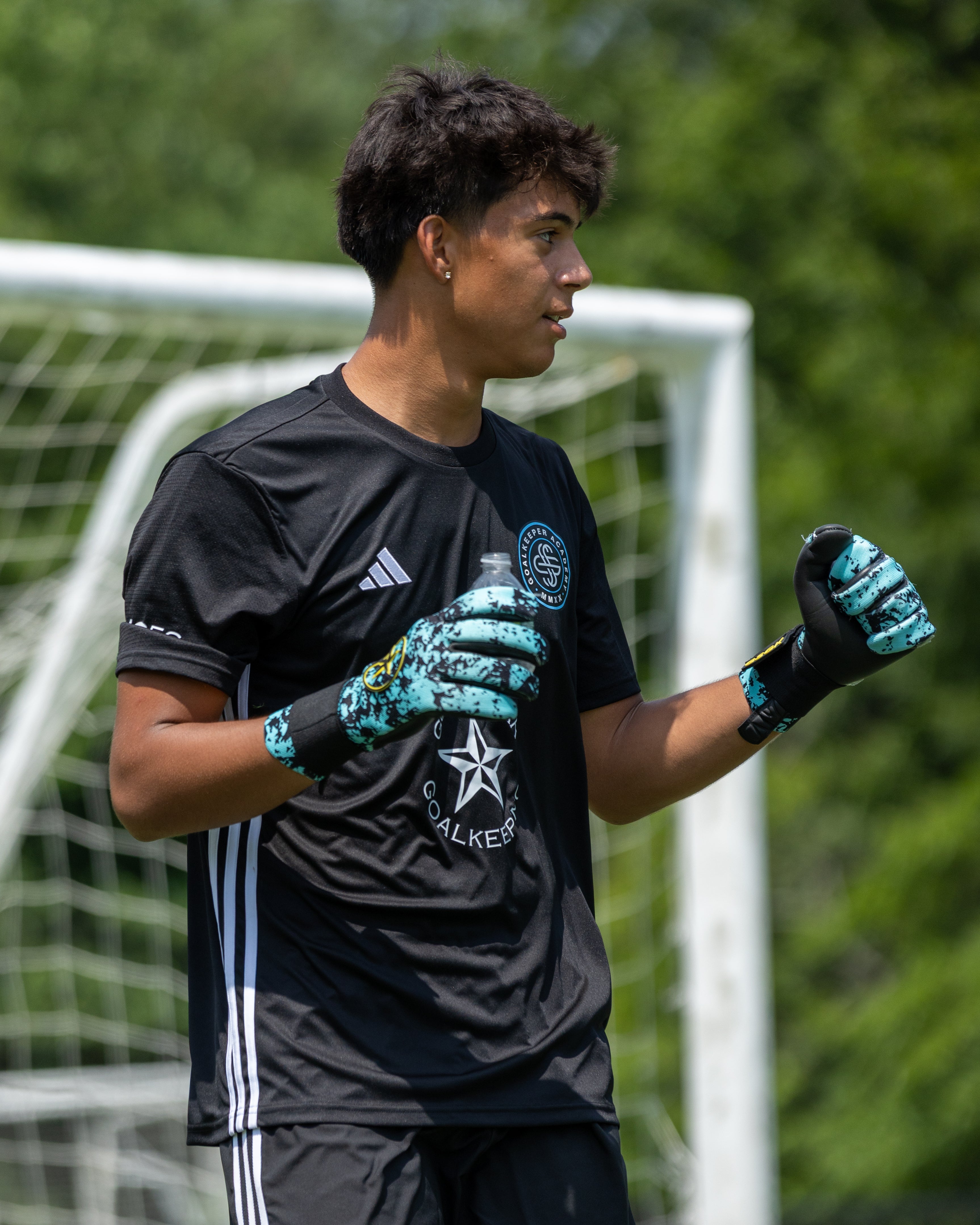 People in Goalkeeper gloves