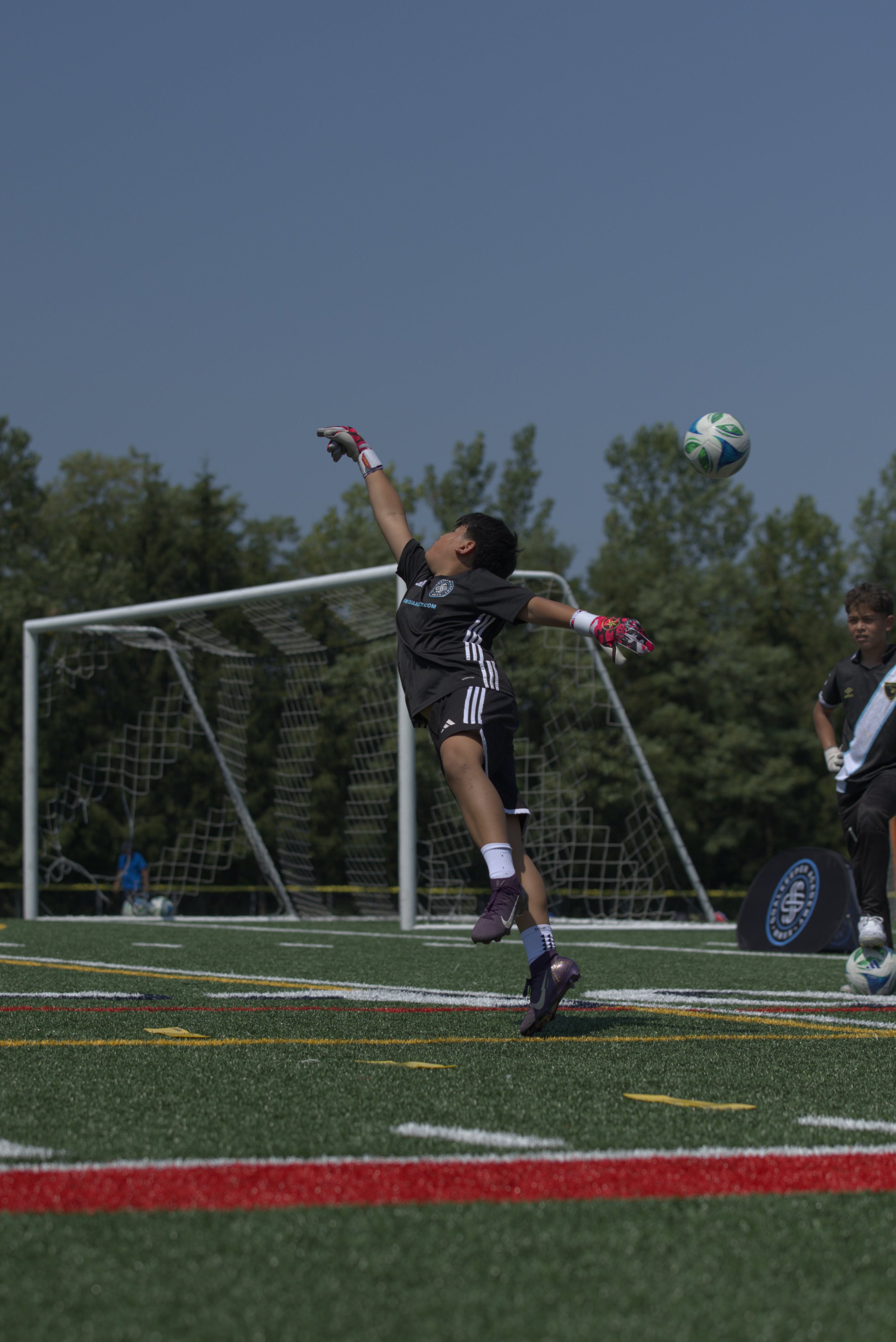 People in Goalkeeper gloves