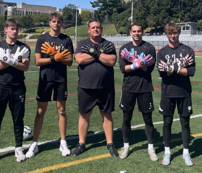 Team in Goalkeeper gloves